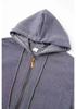 2025 Men's Plus Size Hooded Zip-Up Sports Hoodie & Jogger Set for Autumn/Winter