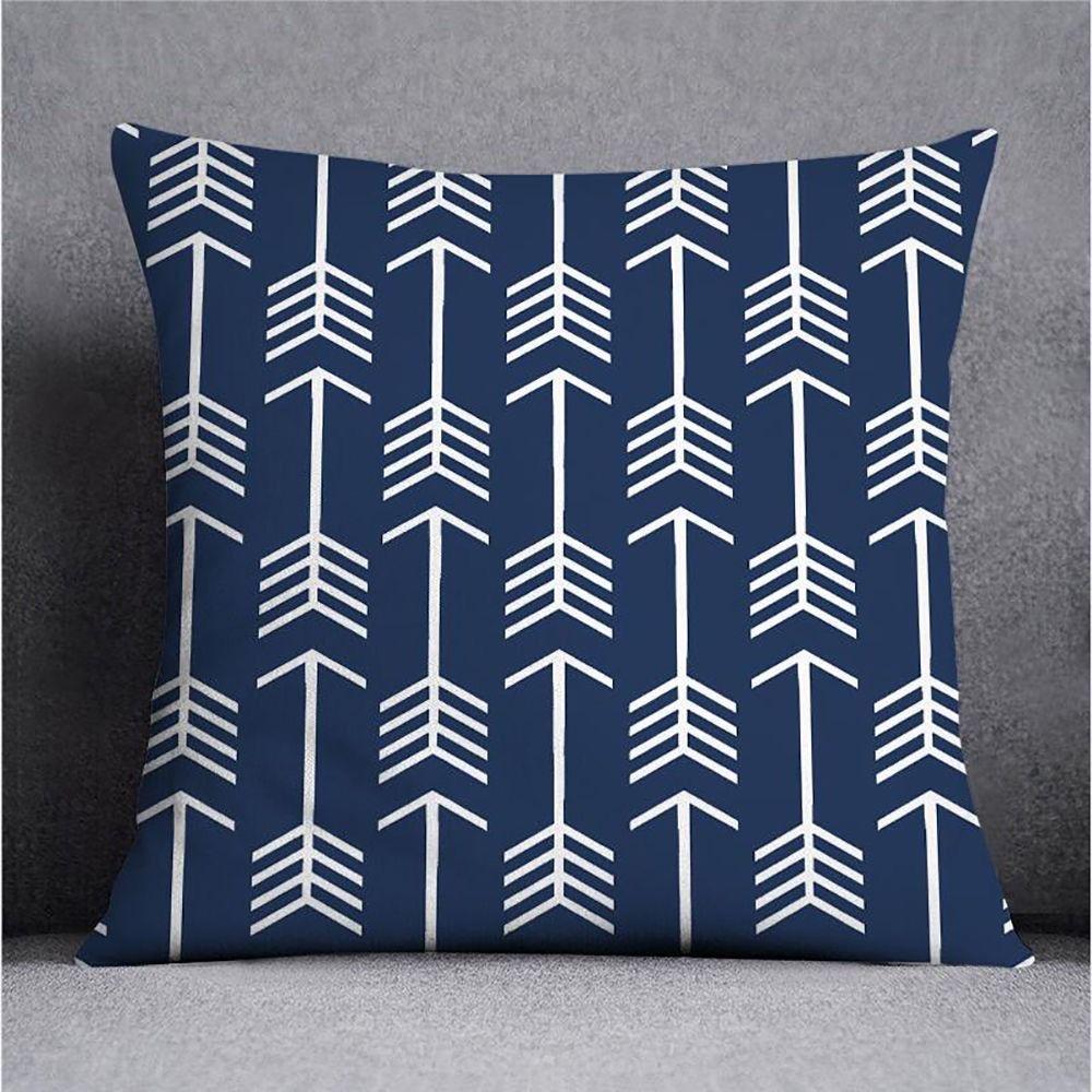 Gufu Geometrischer Kissenbezug Sofa Wohnzimmer Kissenbezug Büro Lendenkissen Nachttisch Quadratischer Kissenbezug Abnehmbar und Waschbar