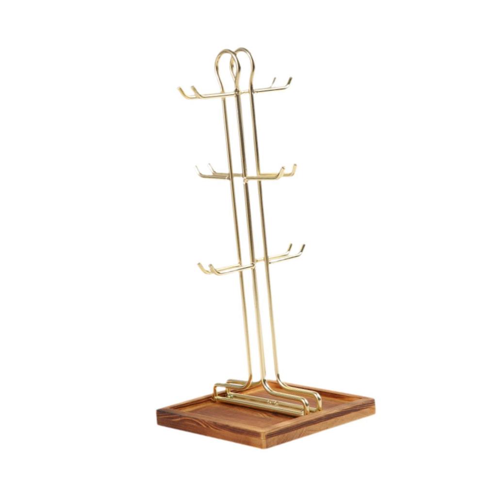 Mug Tree Coffee Cup Holder,Coffee Bar Accessory,Standing,Multi Function Kitchen Organizer Holder