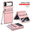 Suitable for Samsung Zflip4 Mobile Phone Case Magnetic Suction Full Pack Personalized Pen Slot with Stylus Anti Fall Simple Protective Cover