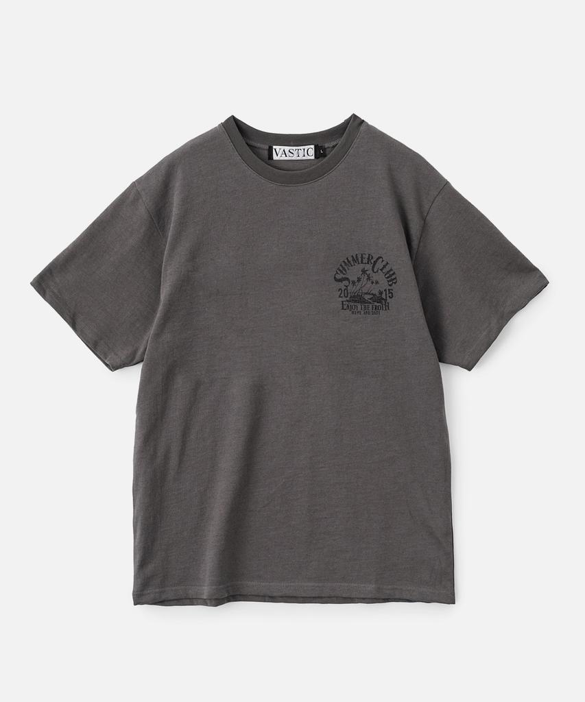 VASTIC Summer Club T-Shirt_Charcoal