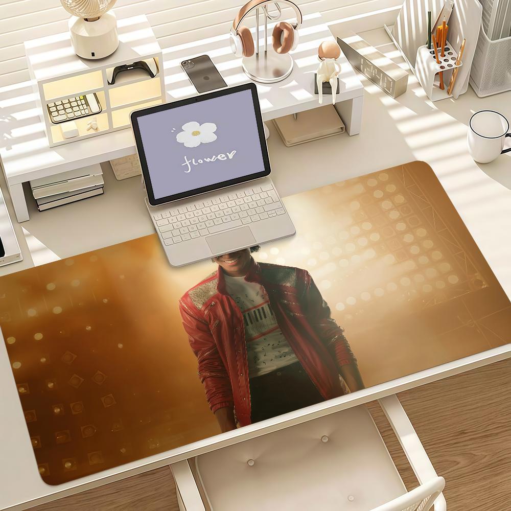 Singer M-Michael J-Jackson Mouse Pad Anti Slip Rubber Edge Locked Thickened Laptop Gaming Desk Mat