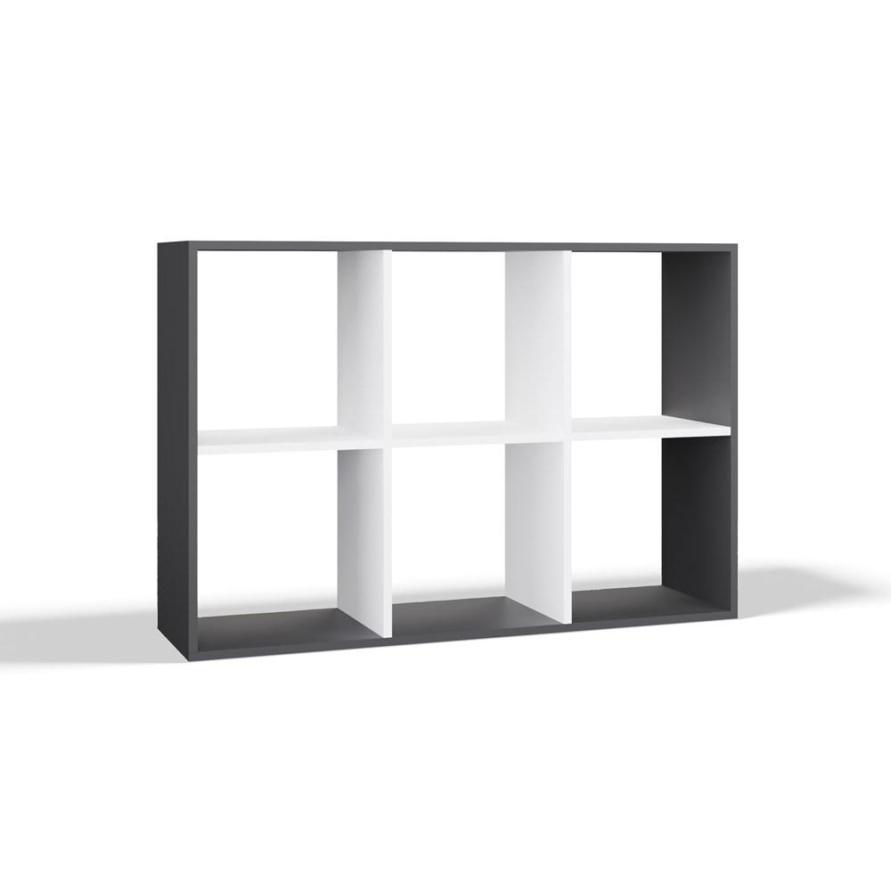 Malax 2X3 Anthracite White Shelf