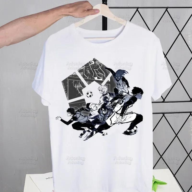 BLUE LOCK Isagi Yoichi T-Shirt Herren Tops T-Shirts Harajuku Seishiro Nagi Meguru Bachira T-Shirt Streetwear Hip Hop Herren T-Shirts