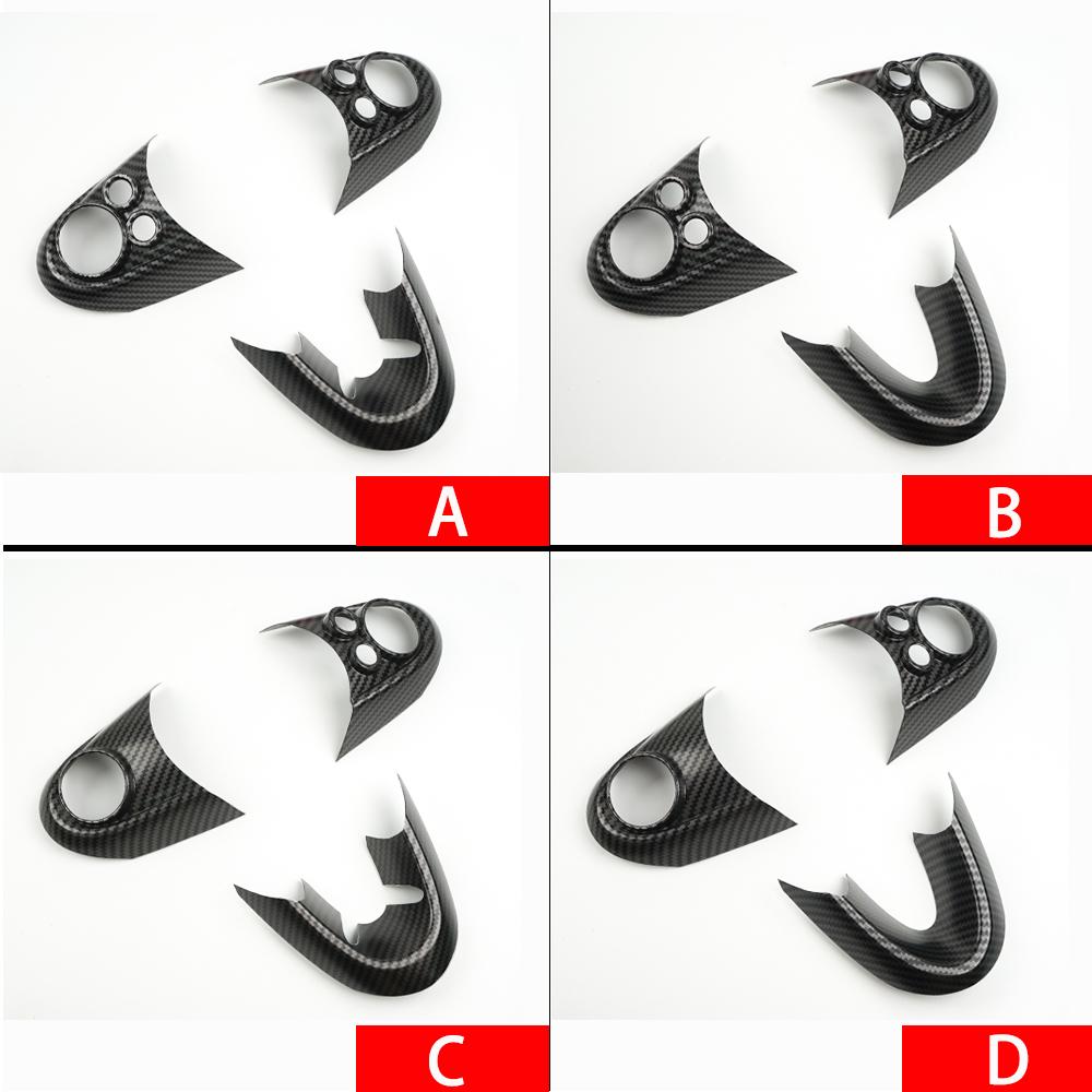 For MINI One Cooper S JCW F60 F55 F54 F56 F57 Car Steering Wheel Button Cover Sticker PC Interior Decoration Car-styling Auto