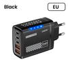 5 IN 1 GaN Desktop Charger For IPhone17 16Pro Laptop Samsung 240W Fast Charging Adapter USB C To Type-C Cable 3PD 2USB Charger