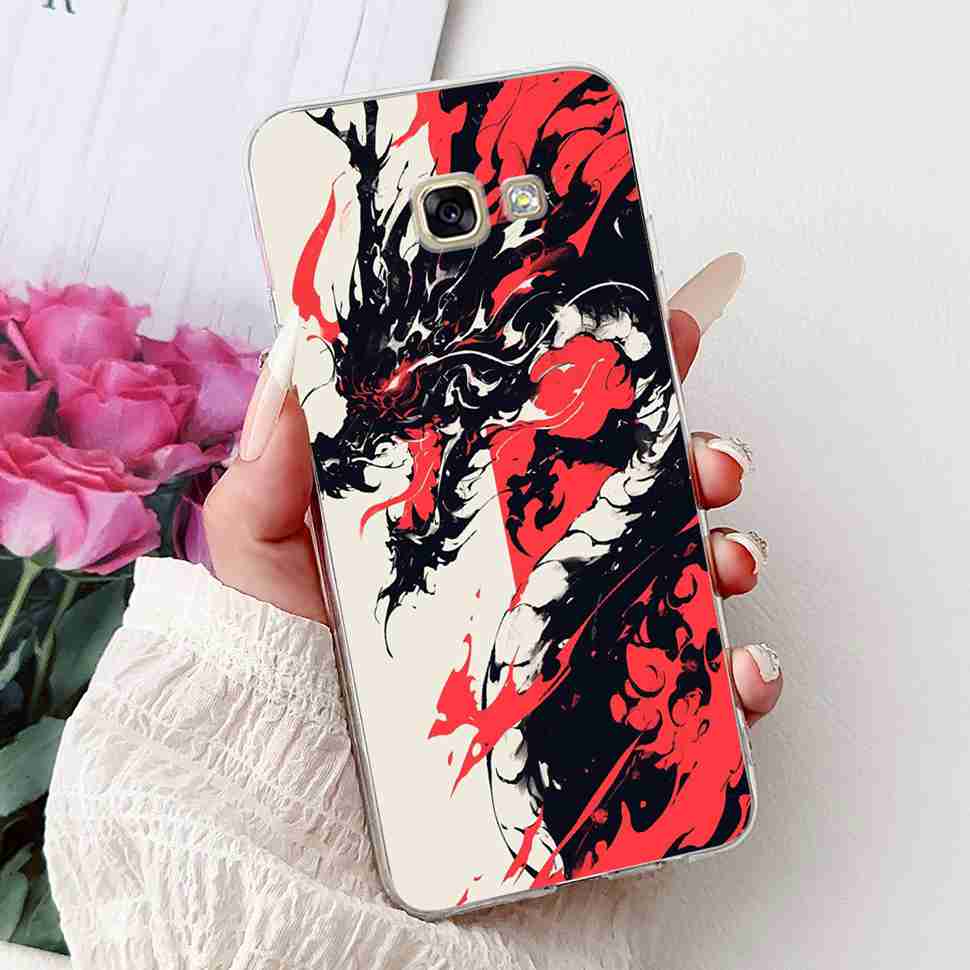 Cute Dsign For Samsung Galaxy A5 2017 Case Cartoon Lucky Koi Soft Silicone TPU Cover For Samsung A5 A5 SM-A520F 5.2" Back Shell