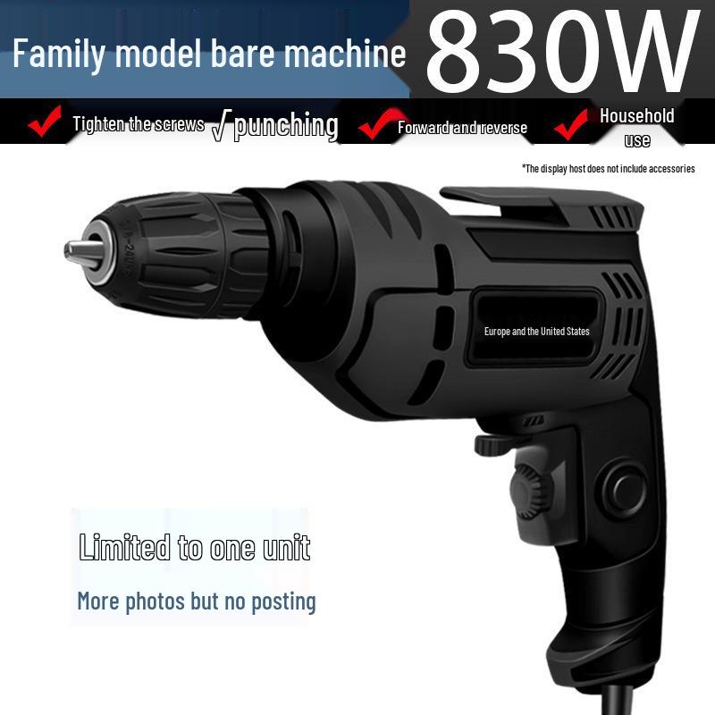 Industrial Grade High-Power Multifunctional Electric Drill with Forward/Reverse Speed Control & Screwdriver Function
