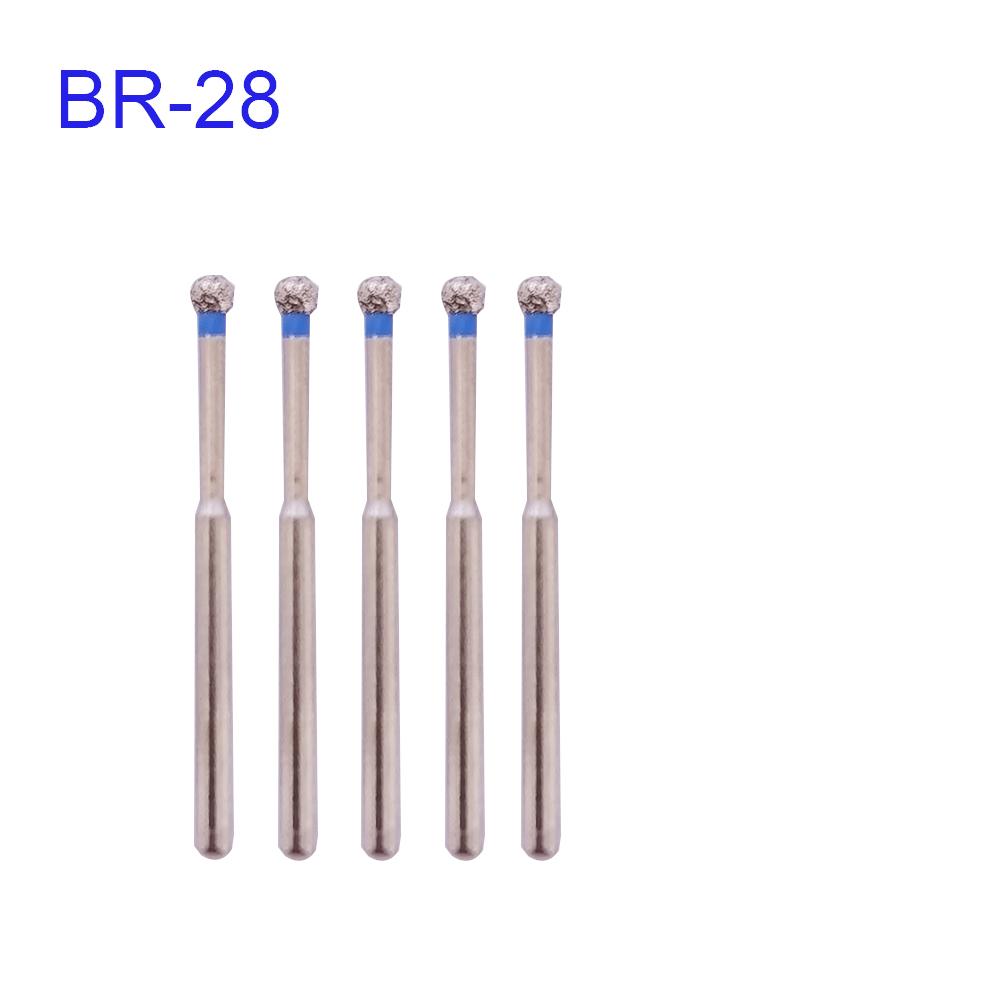 5Pcs/Pack, Jnsur Dental Diamond Burs Dental Drills For High Speed Handpiece Fg Dia 1.6Mm Dental Lab Technican Dentistry Material