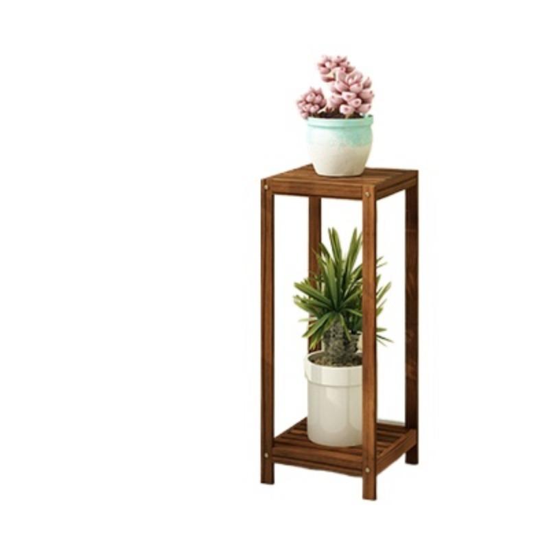 Elegant Multi-Tier Solid Wood Flower Stand Chinese Style Greenery Pot Holder Plant Shelf for Living Room Storage Solution