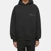 Fear of God Essentials Fleece-Lined Hoodie With Letter Print Unisex Sweatshirt Black FOG-FW21-156