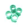 30 Pcs Car Green Plastic Fastener Transmission Tubing Clamp Clip