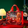 Christmas Santa Claus Non-Woven Gift Bag - Festive Cross-Border Handbag