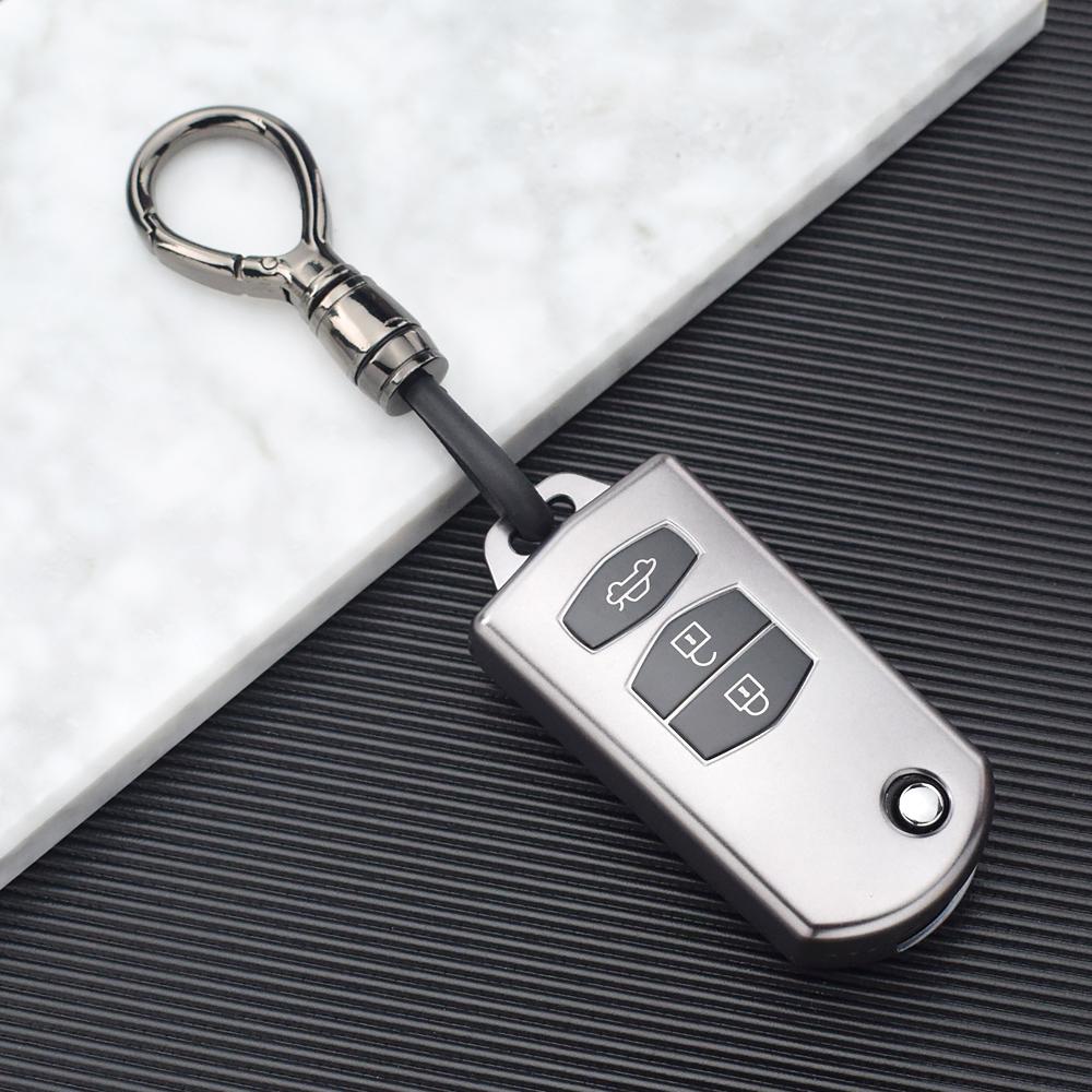 2/3 Buttons TPU Shell Fob Holder For Mazda Demio 2 3 5 6 M3 M5 M6 CX-5 CX7 CX9 RX8 MX5 MPV Car Key Case Cover Keyless