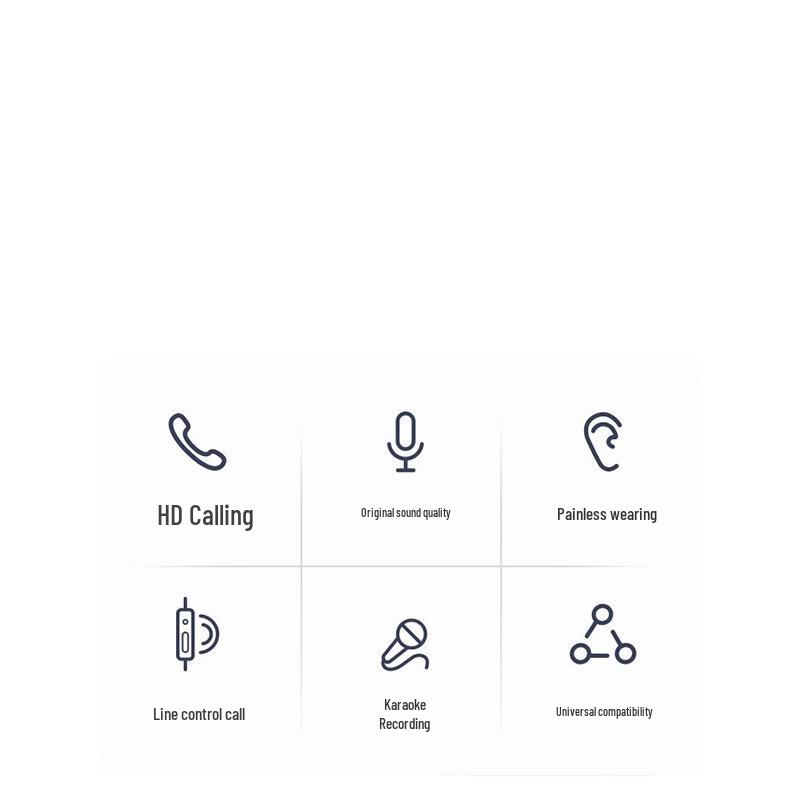 3.5mm Wired In-Ear Earphones with Microphone & Type-C Control for Apple, Huawei, Android, Xiaomi