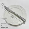ZISIZ Elegant Stainless Steel Dinner Knife Set