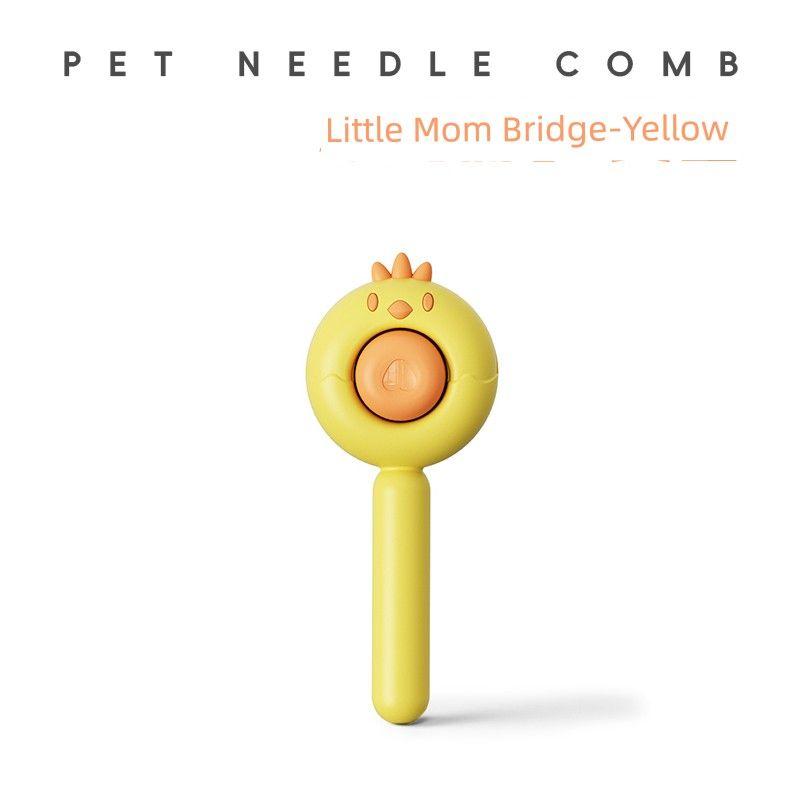 

Cat Comb Comb Brush Exclusive for Cats Dog Fur Long Hair Cleaning Cat Hair Handy Gadget Float Hair Cleaning Needle Comb Pet Supplies CHICKEN COMB-YELLOW