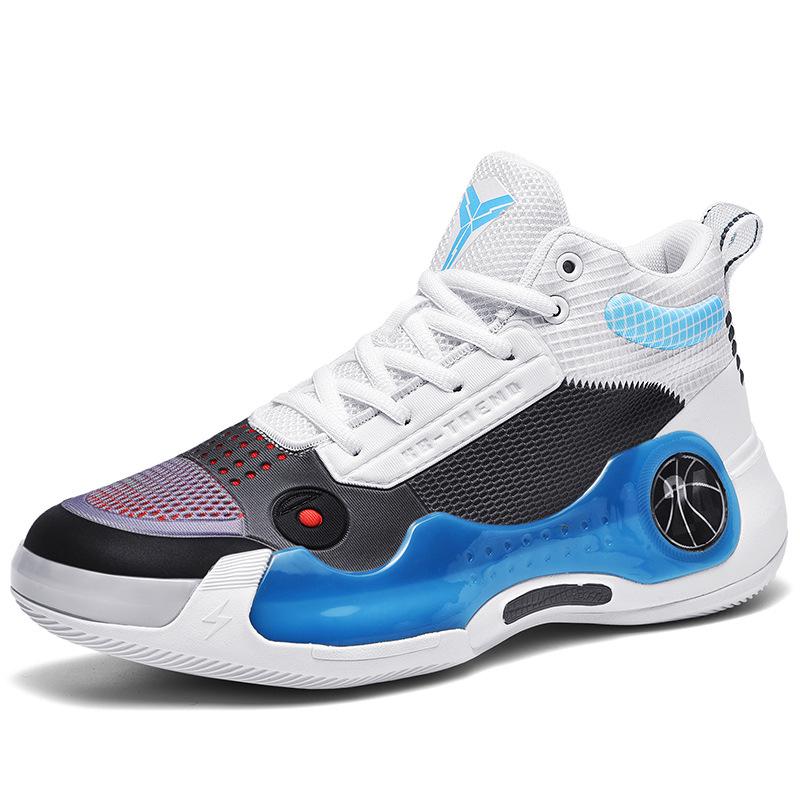 New Arrival Men's Basketball Shoes Cushioned Breathable Sneakers Comfortable Girl Non-Slip Training Sports Basketball Sneakers