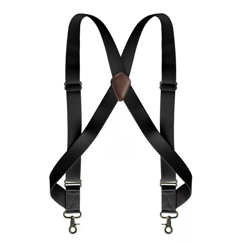 Men's Dual-Hook Outdoor Workwear Suspenders with Side Strap Buckle