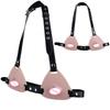 QKKQ Silicone Red Lips Bra Realistic Labia Underwear Simulation Tongue Chest Bodice Breast Binder BDSM Games For Couple FlirtingGood Product
