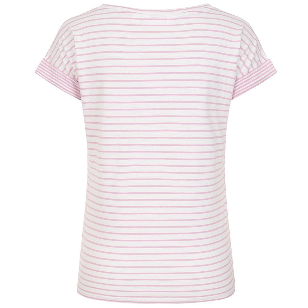 Lazy Jacks Womens/Ladies Striped Rolled Sleeves T-Shirt