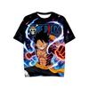 One Piece 3D Printed Tee Cute Anime Pattern Perfect For Kids Daily Indoor Leisure Use