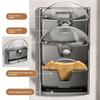 Suction Cup Non-punching Lid Rack Wall-mounted Multi-functional Kitchen Folding Rack Placement Anvil Cutting Board Storage