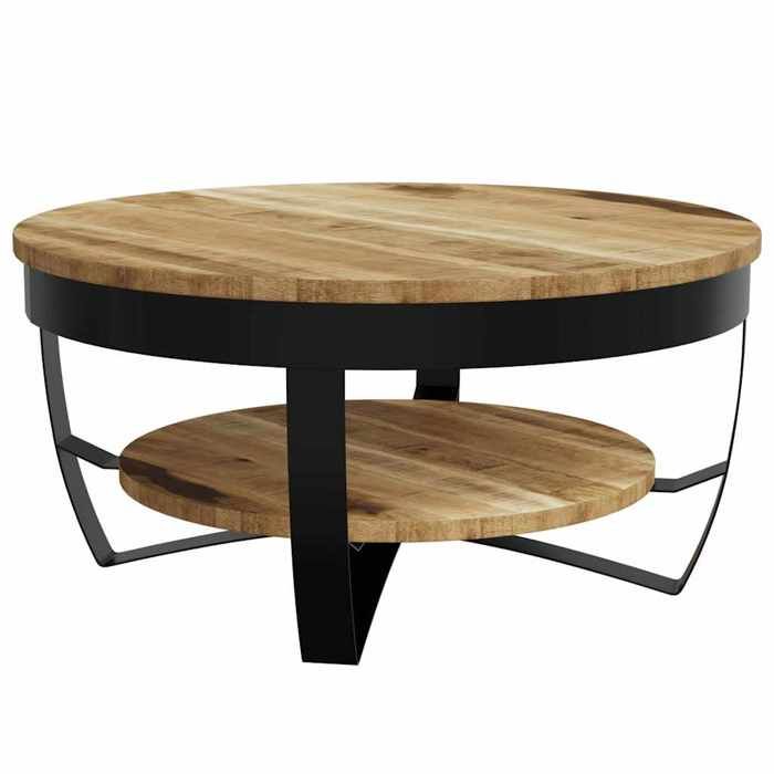 VidaXL Coffee Table Solid Mango Wood 65 X 32 Cm