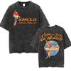 Karol G Tropicoqueta New Album  Vintage Washed Tshirt Men Women Hip Hop Punk Pop Music Tshirts Casual Cotton Loose T Shirt