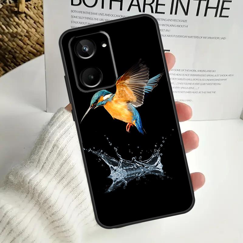 Hummingbird For Realme C75 C55 C71 C53 C67 C61 C33 C63 C51 C65 15 GT7 Pro 10 11 12 13 14 Pro Plus Case