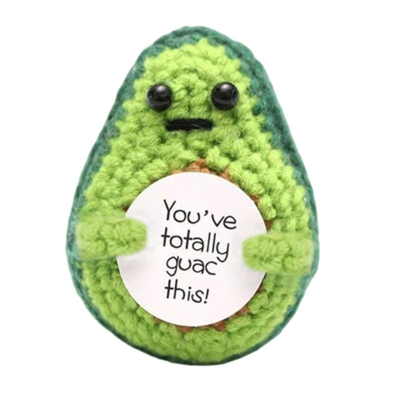 Feiertags-Countdown-Kalender mit täglichen Häkelüberraschungen, Acryl-Dekorationen zur emotionalen Unterstützung als Weihnachtsgeschenk