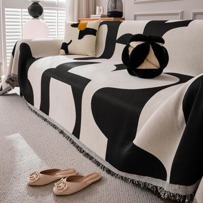 Nordic Chenille Sofa Throw Blankets Outdoor Camping Picnic Large Blanket Leisure Beach Towel White Travel Rug Tassels Linen Home