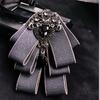Fashionable Neck Flower Brooch With Rhinestone Accents For Formal And Casual Wear