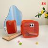 Candy Color Mesh Cosmetic Bag Cute Big Eyes Make Up Case Kawaii Makeup Pouch Makeup Case Portable Toiletry Storage Bag