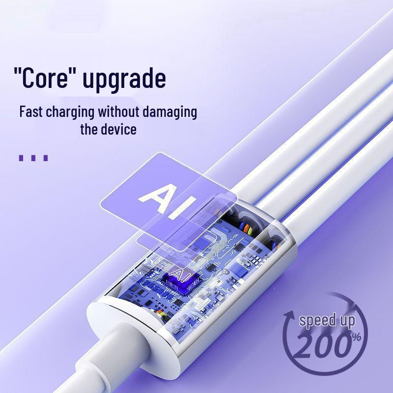 120W Super Fast Multi-Port Charger with 3-in-1 Data Cable Car Kit