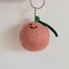 Nepal Wool Felt Fruit & Vegetable Pendant Keychain Plush Doll