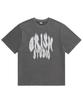 Geuliswi Rough Blur Pigment T-Shirt Black Charcoal