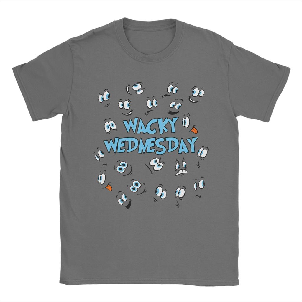 Creative Wacky Wednesday Spirit Week Party Day TShirt Unisex Crew Neck Pure Cotton T Shirts Short Sleeve Tees Plus Size Clothing