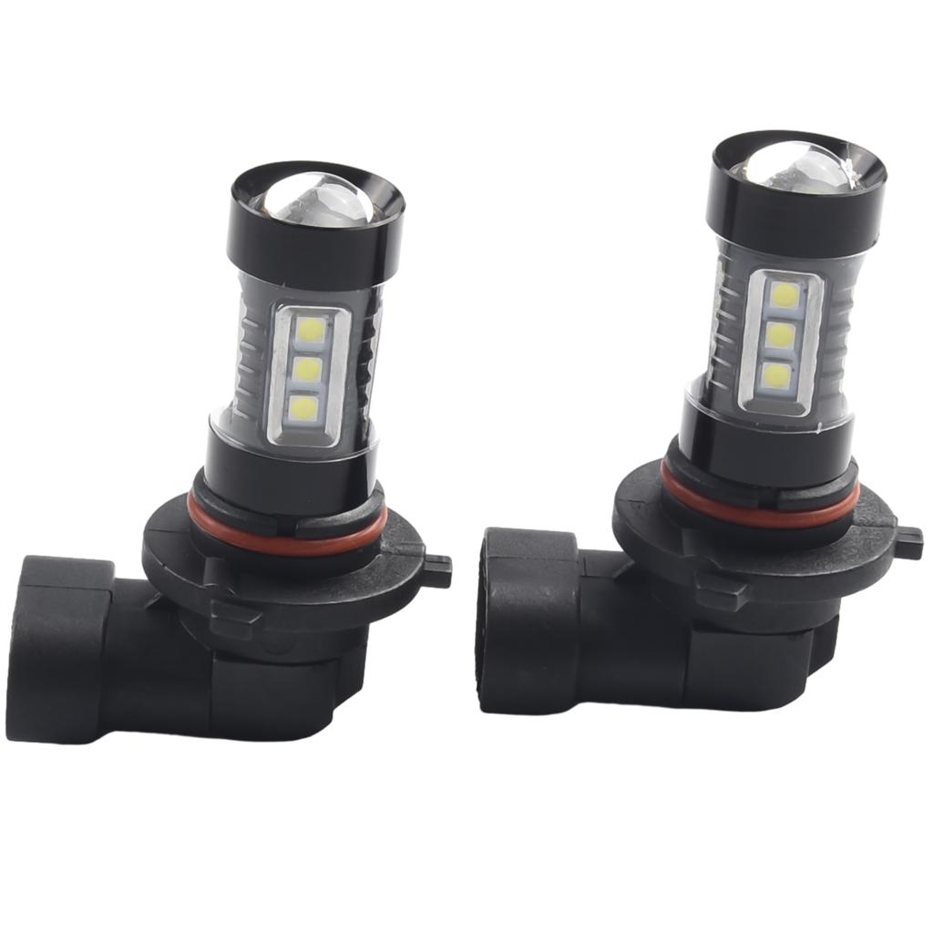 Feu Antibrouillard LED Lampe Antibrouillard Lumière Blanche 1760LM 360 Degrés 50000H 6000K 80W 9140 9145 Alliage d'Aluminium Remplacement H10