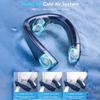 Portable Neck Air Conditioner, Upward and Downward Back Airflow Wearable Fan, Large Cooling Plate, 6000mAh Battery, Lightweight