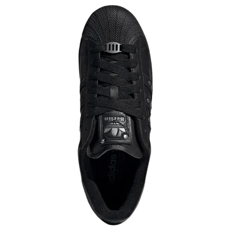 adidas Originals Superstar II Berlin Unisex Czarny Podstawowy Metaliczny Żelazny Węgiel JQ3225