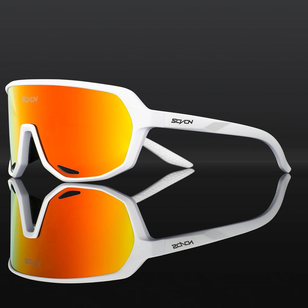 Scvcn Fashion Sunglasses for Men Sun Mountain Bike Road Bicycle Eyewear Goggles Sports UV400 MTB Photochromic Cycling Glasses