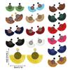 1 Pair Tassel Earrings Fringe Hanging Ornament Ears Pendants Fashion Accessory Jewelry Adornment Bohemian Girl Earring for Decor