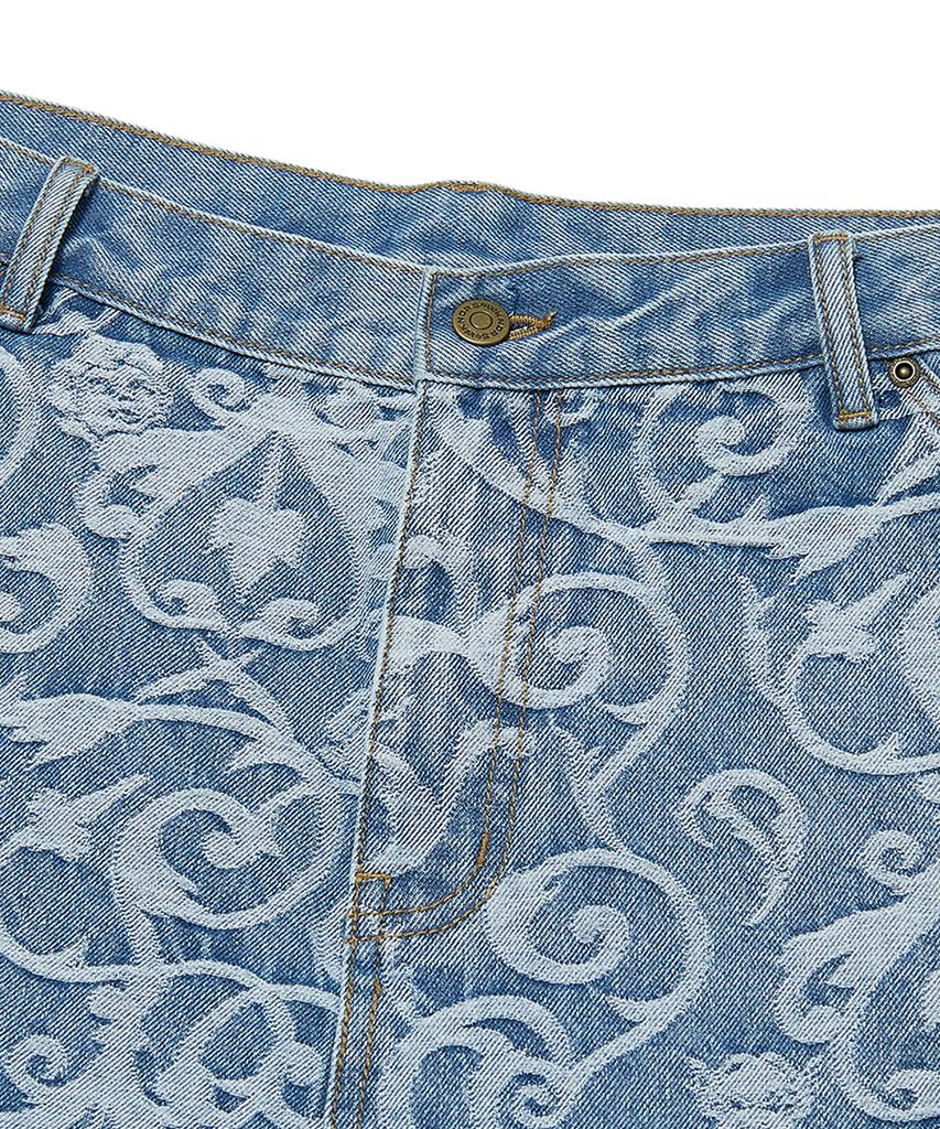 WKNDRS Art Nouveau Denim Shorts (L.Denim)