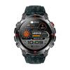 Rainbuvvy HT37 GPS Smartwatch 1,46 Zoll IPS-Bildschirm Bluetooth-Anruf IP68 Wasserdicht Taschenlampe Herzfrequenz 540mAh Android Sportuhr