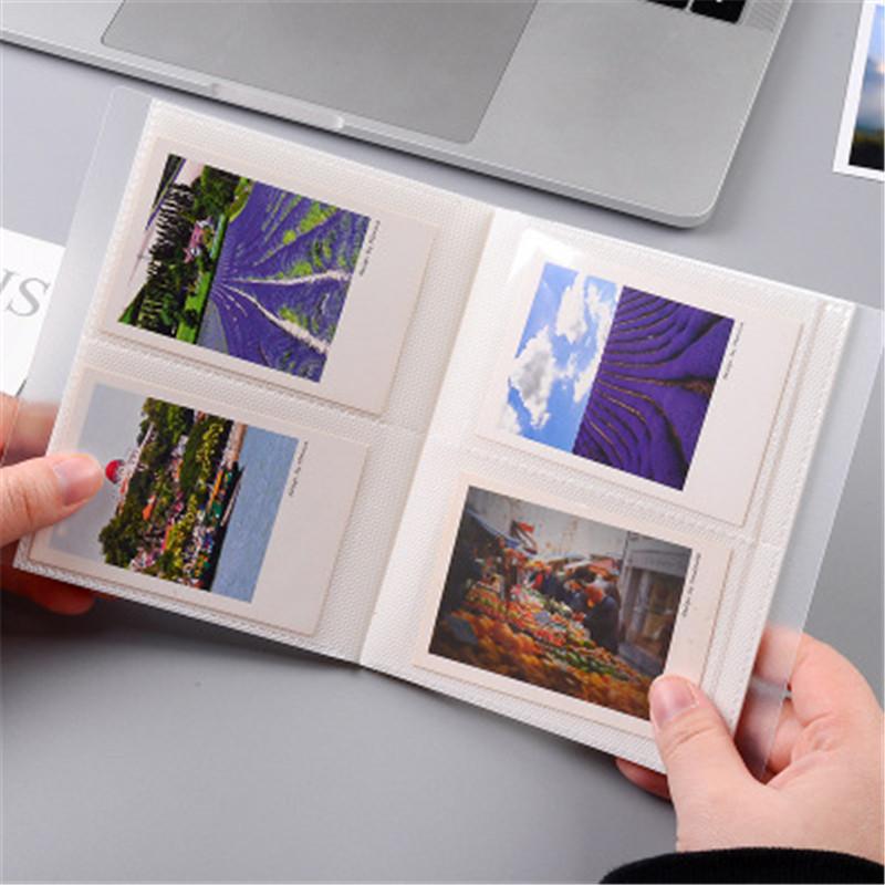 64 Capacity Cards Mini Holder Binders Albums With Bling Clear Cover For 6*9Cm Board Games Card Multifunction Sleeve Holder