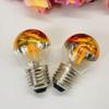 Hot New E27 decorative light ncandescent semi-plated bulb A60 mirror reflection LED filament bulb