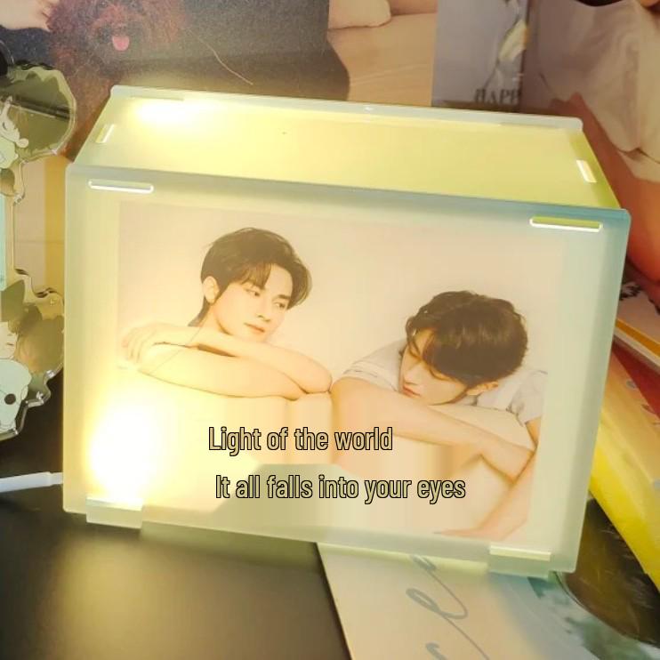 Custom DIY Acrylic Night Light with Star Accents