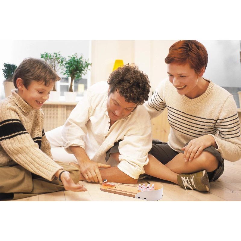 Tafelblad Mini Bowling Spel Houten Bord Arcade Schieten Kantoor Bureau Stressverlichting Vingerspeelgoed Leuke Cadeaus voor Mannen Vrouwen Kinderen