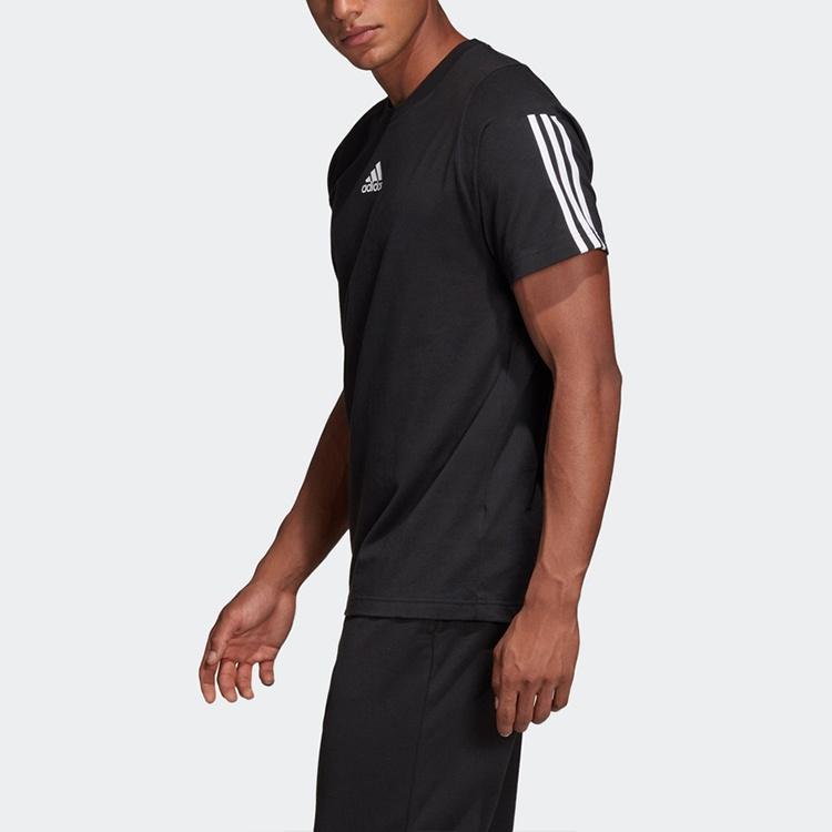 adidas Must Haves 3-Stripes Sport T-Shirt 'Core Black' Men's DT9955